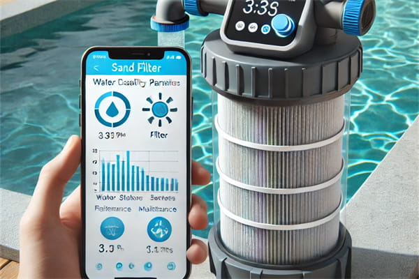 Mobile Controlled Pool Sand Filter